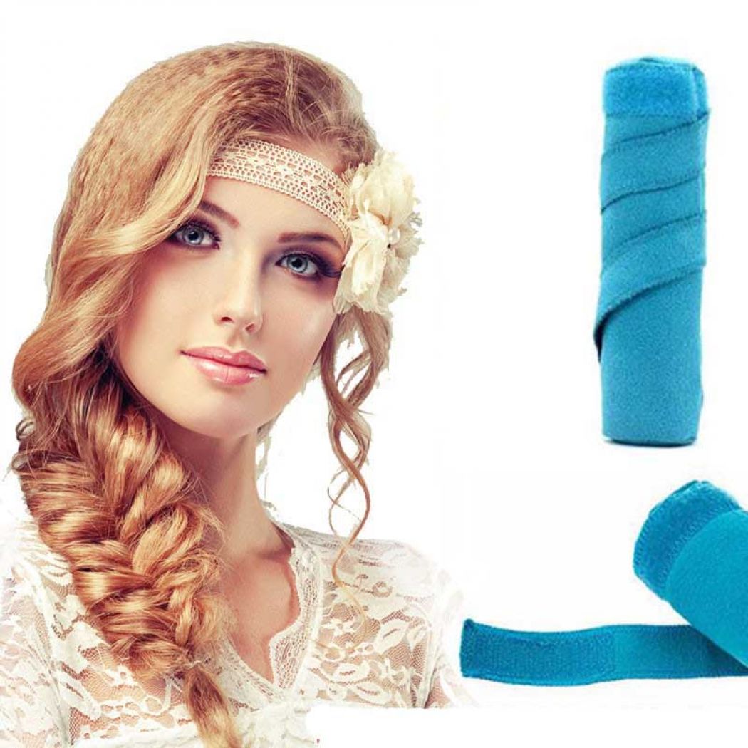 8 Pcs Sleep Styler Spiral Roller Curler Set